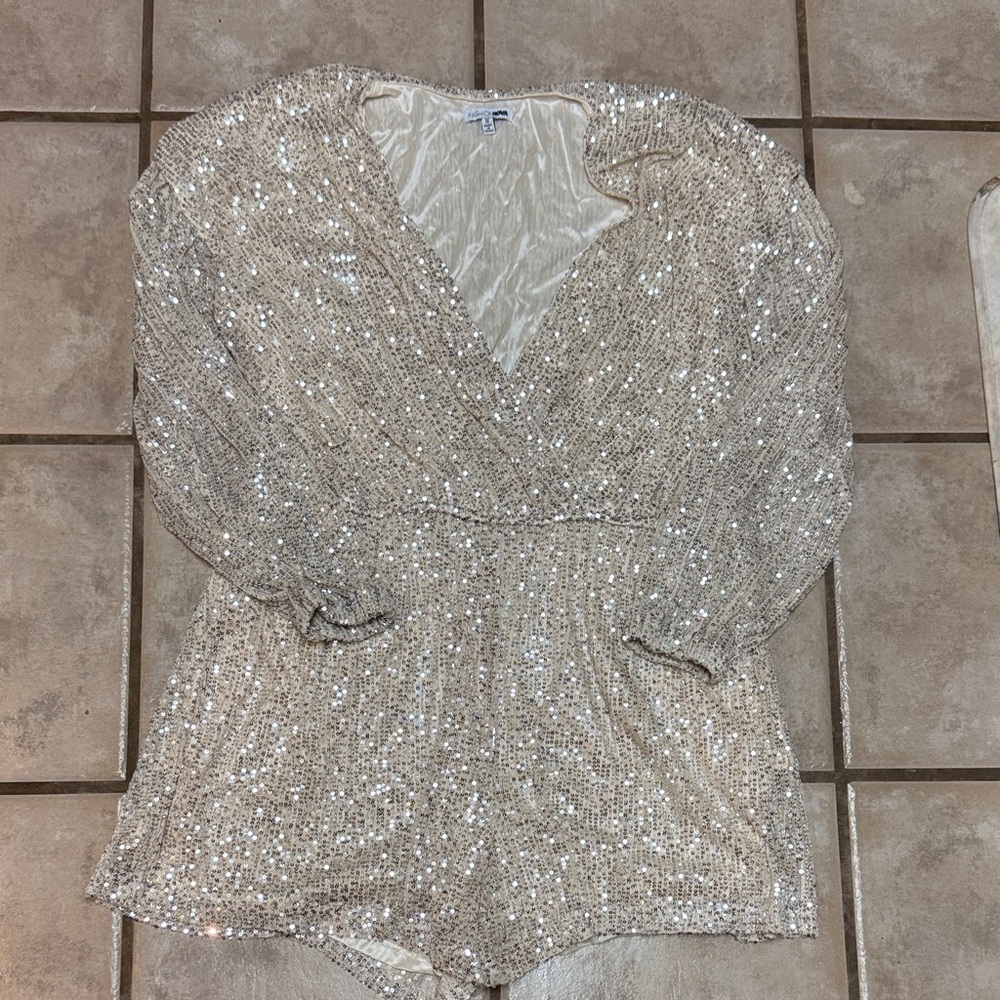 Sparkling Sequin Romper